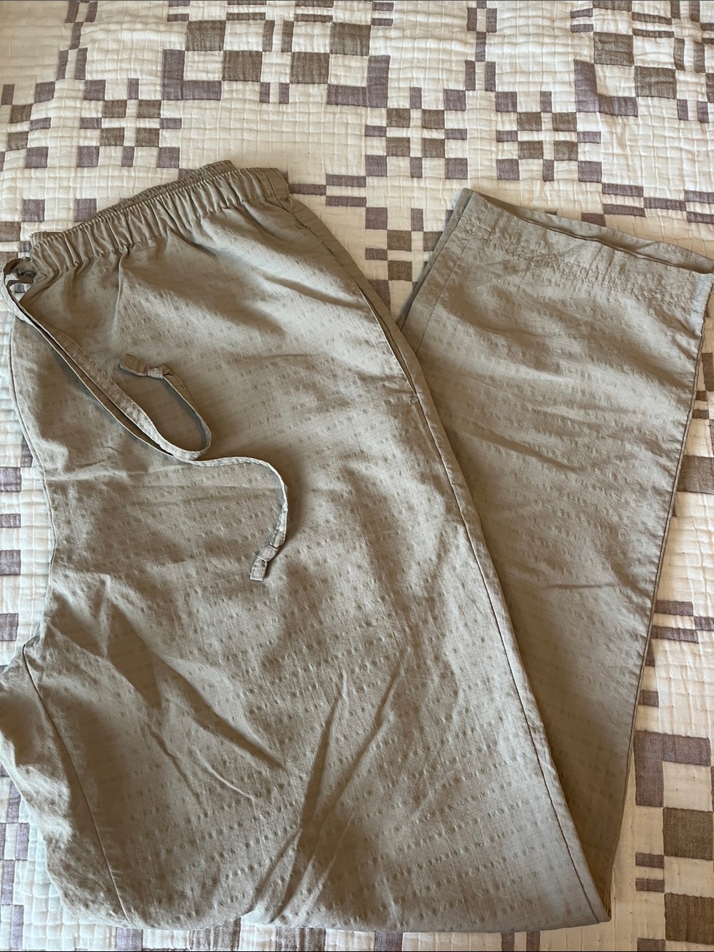 Patagonia Elastic Waist Drawstring Pants - Tan